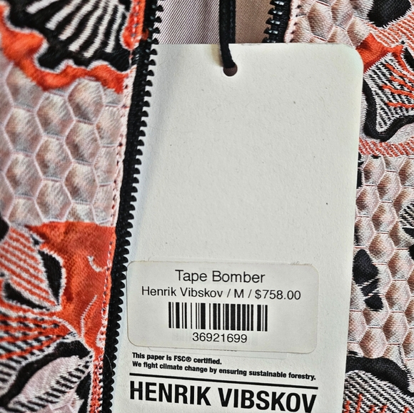 HENRIK VIBSKOV Tape Bomber Jacket (Medium) - Picture 5 of 5